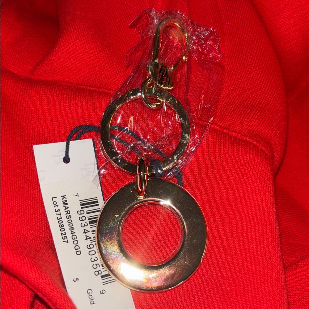 Dooney & Bourke Gold-Tone Key Ring Signature 
🆕 Key Fob - Picture 4 of 5